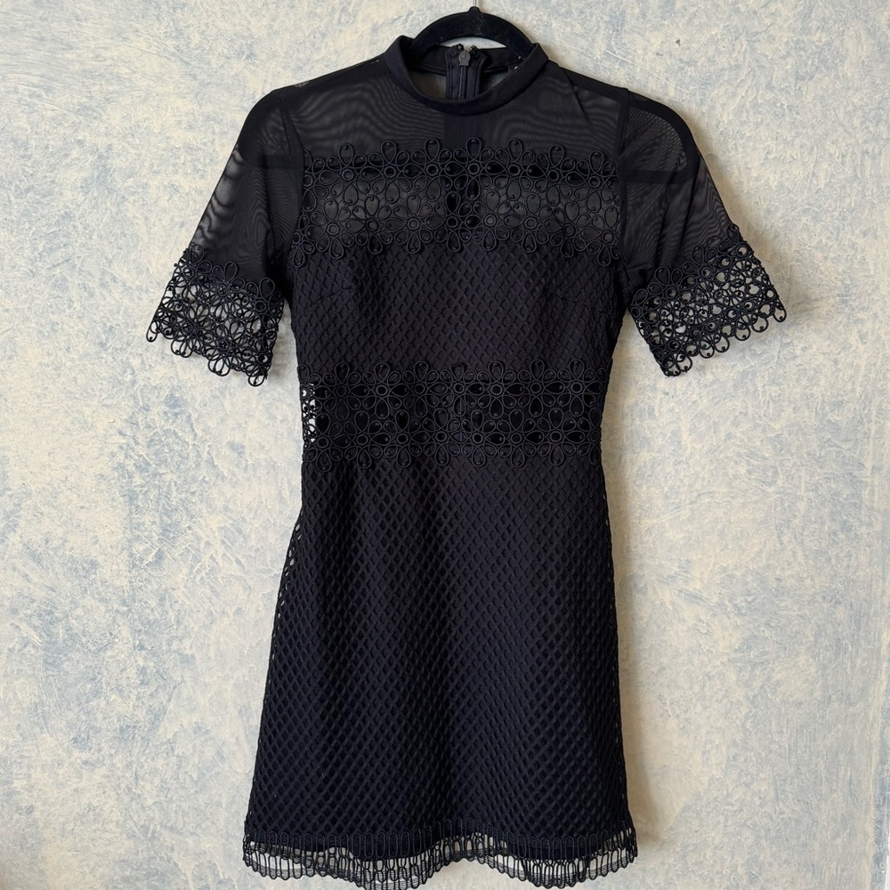 AQUA | Mini Black Dress‎